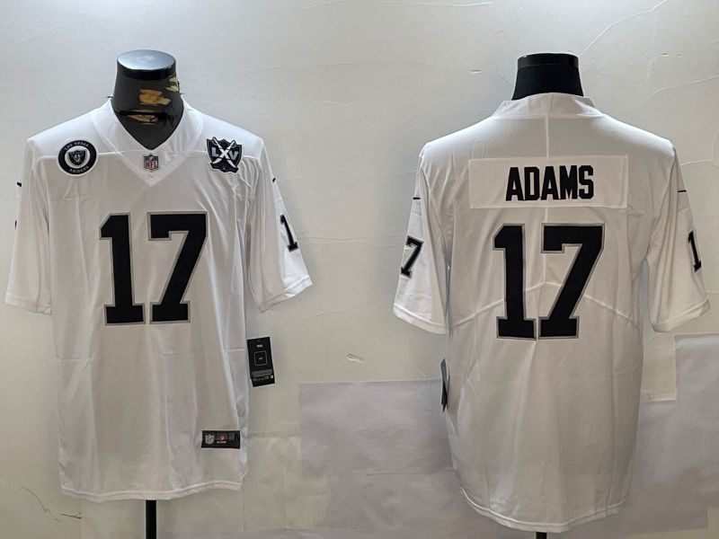 Men Oakland Raiders #17 Adams White Second generation 2024 Nike Limited NFL Jersey style 4->indianapolis colts->NFL Jersey